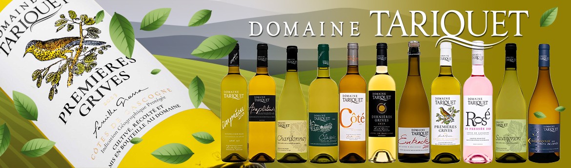 Vins du Domaine Tariquet - disponibles en grands formats bouteilles