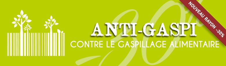 Anti-Gaspi : -30% sur une sélection de produits à dates courtes